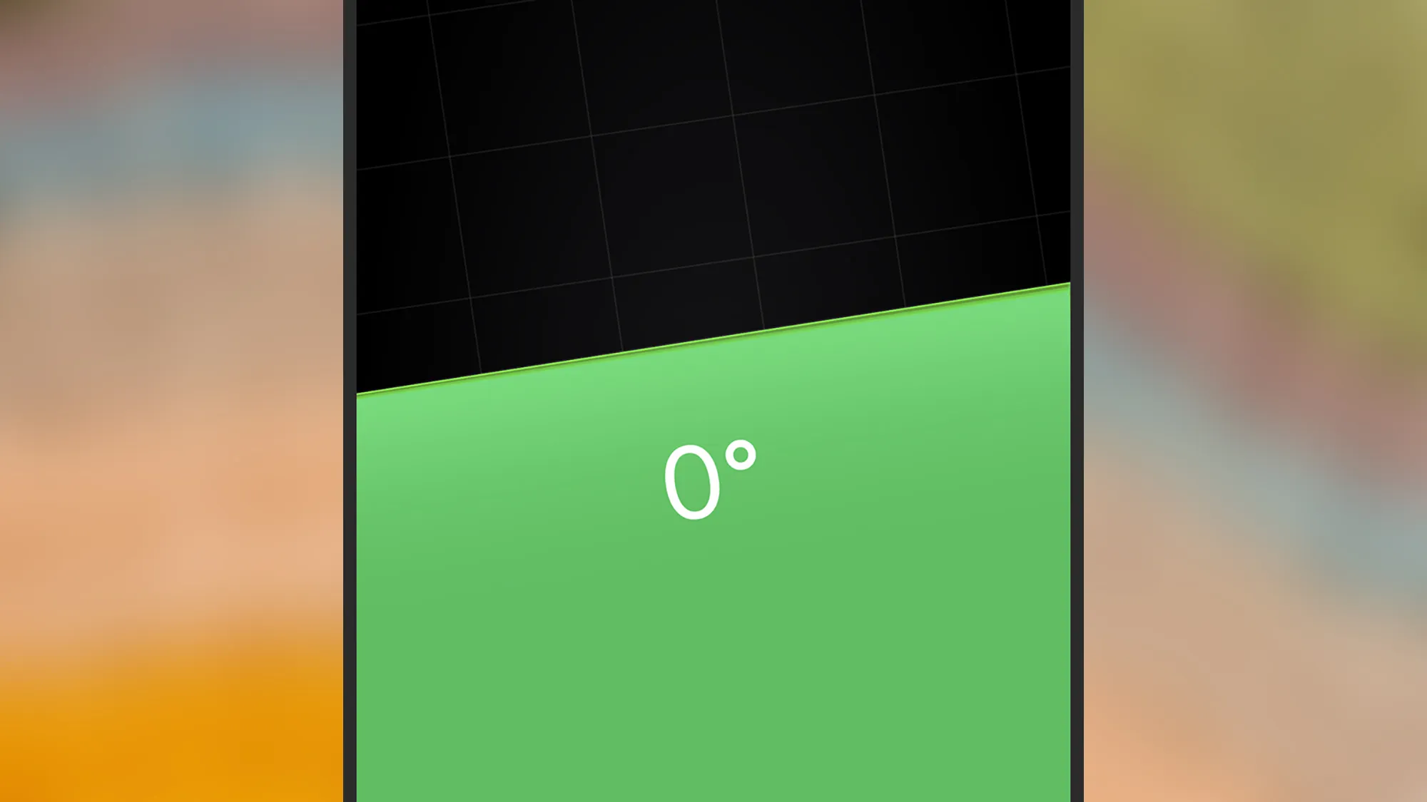 screenshot of level feature on iphone