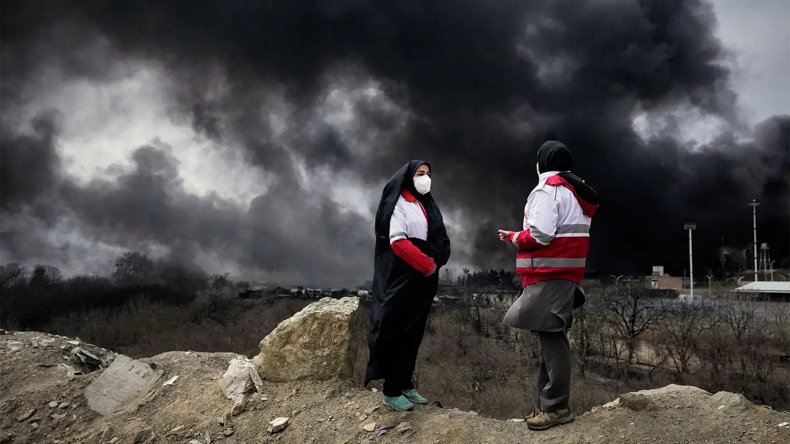 What to Know About Toxic Black Rain After Attacks on Iran's Oil Facilities