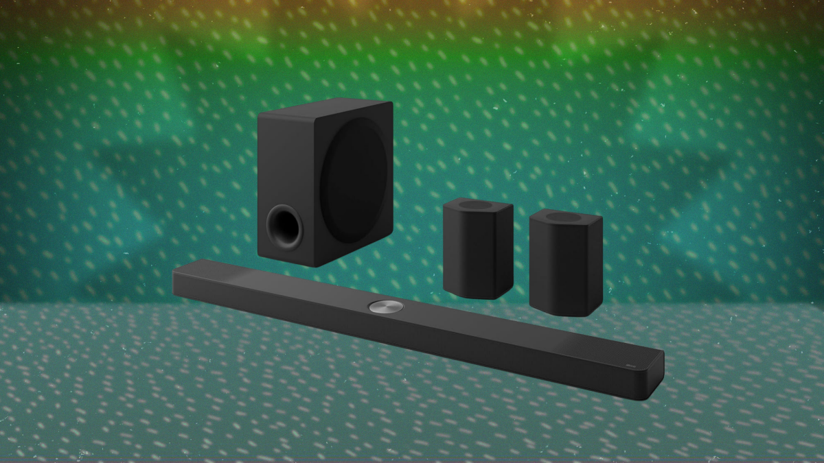This LG Soundbar System With a Subwoofer and Rear Speakers Is Half Off Right Now