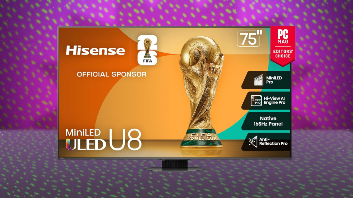 This 75-Inch Hisense Mini-LED TV Is $400 Off Right Now