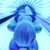 People who regularly use tanning beds are more likely to have DNA damage that can lead to melanoma across nearly the entire surface of their skin.