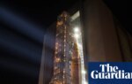 Nasa’s Artemis II rocket begins slow crawl to launchpad in preparation for moon fly-by | Nasa