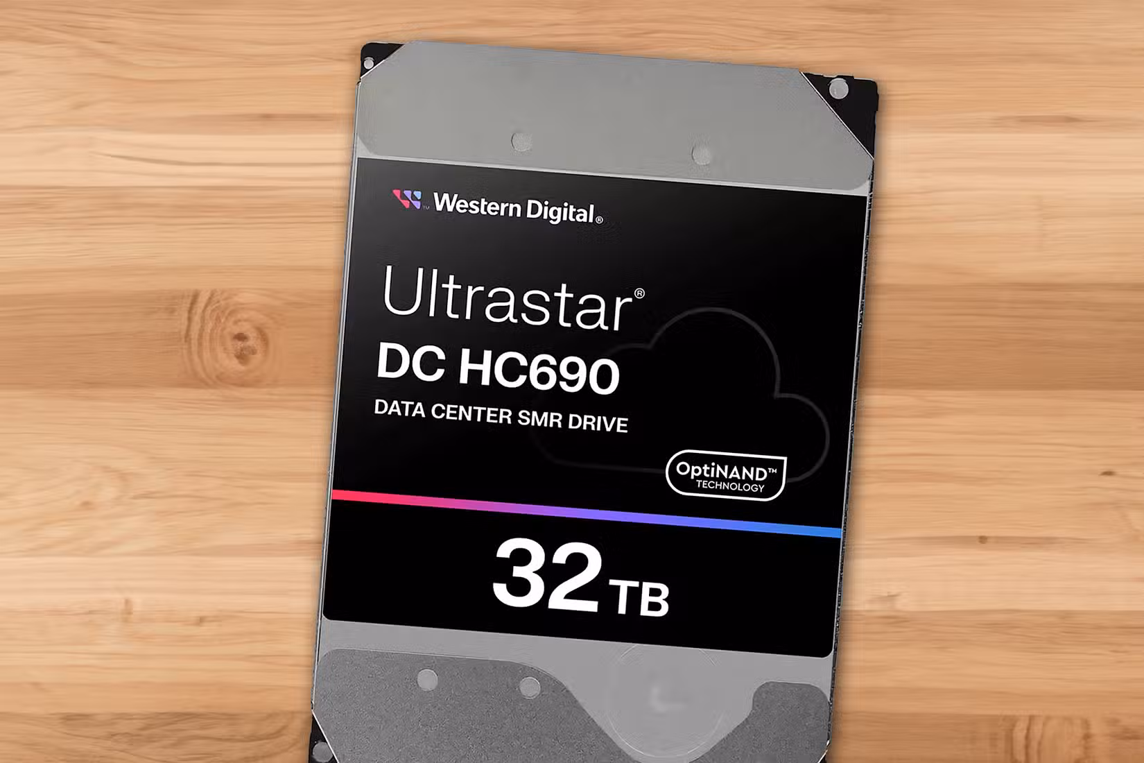 The Western Digital Ultrastar DC HC690 32TB HDD.