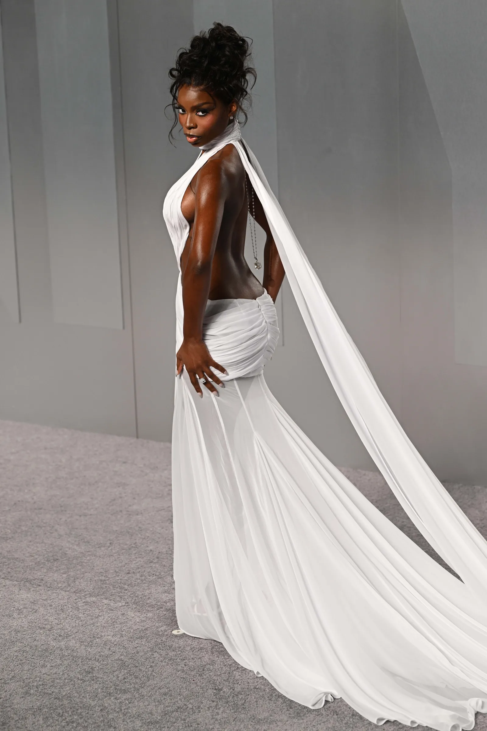 Olandria Carthen at the Vanity Fair Oscar Party held at Los Angeles County Museum of Art in Beverly Hills Los Angeles...