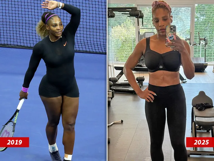 serena williams split sub swipe instagram getty