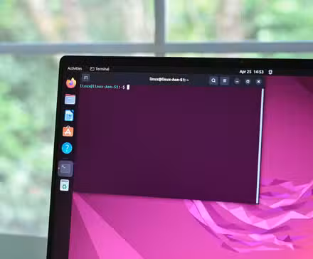 A linux terminal open on a laptop running Ubuntu