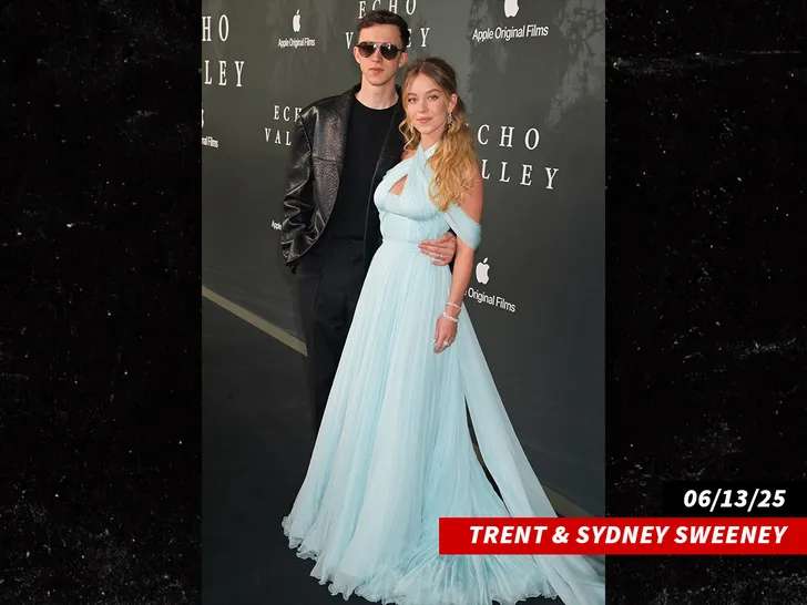 Trent and Sydney Sweeney getty 1