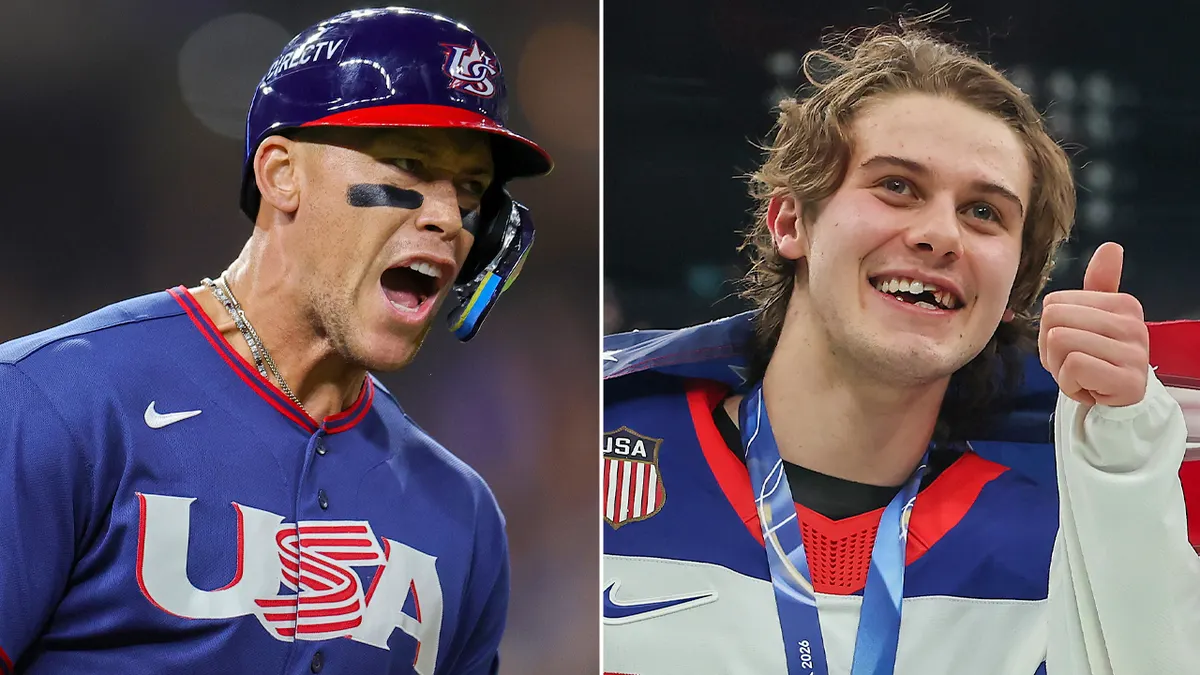 Aaron Judge and Jack Hughes