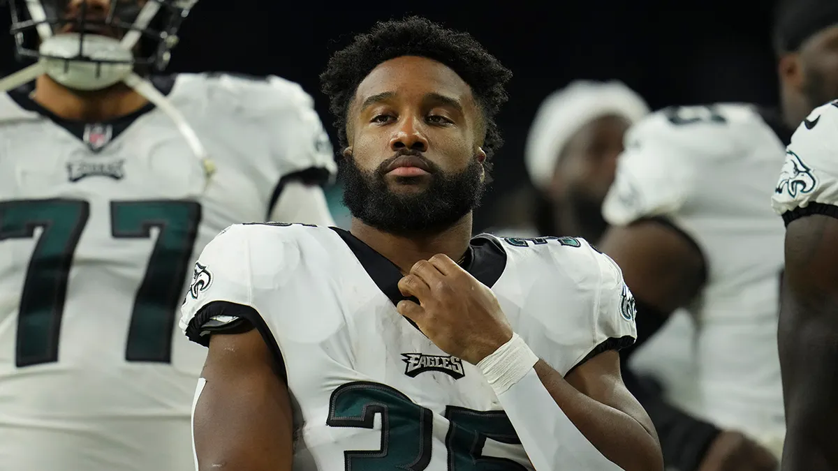 Boston Scott during an Eagles game