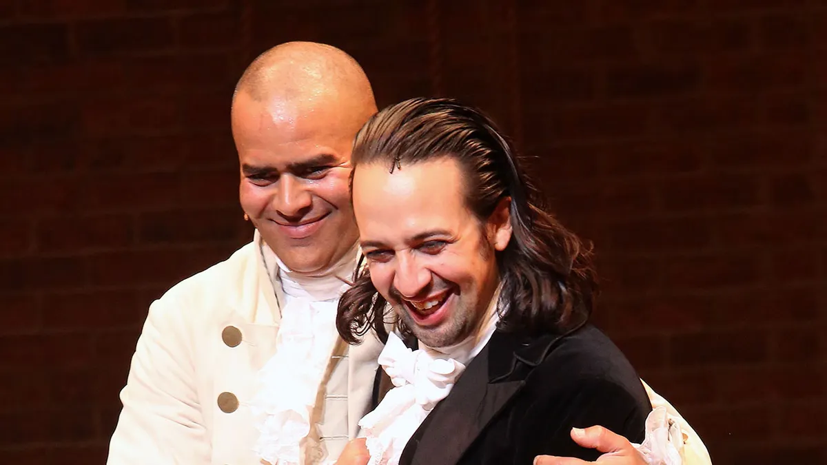 Chris Jackson and Lin-Manuel Miranda