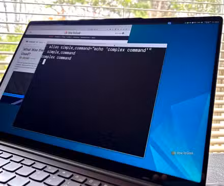 Example of alias running on the Linux terminal.