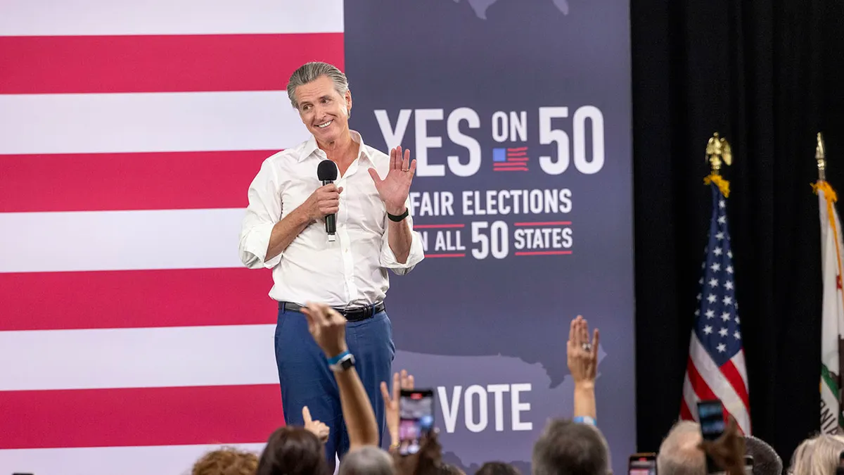 California Gov. Gavin Newsom