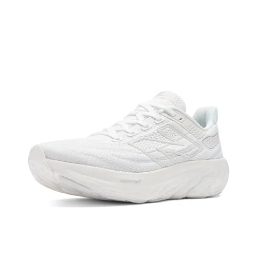 New Balance Women's Fresh Foam X 1080 V13 Running Shoe, White/Silver Metallic, 11 M