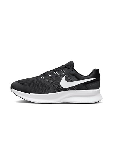 Nike Men's Run Swift 3 Road Running Shoes, Black/White-Dark Smoke Grey, 12 Extra Wide