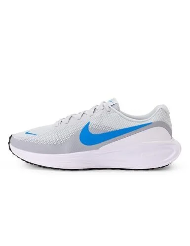 Nike Men's Revolution 8 Road Running Shoes, Pure Platinum/Blue Hero-Wolf Grey-White, 11.5