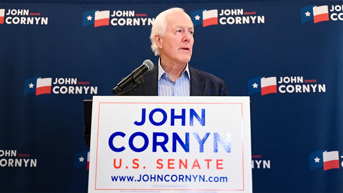 John Cornyn on primary night