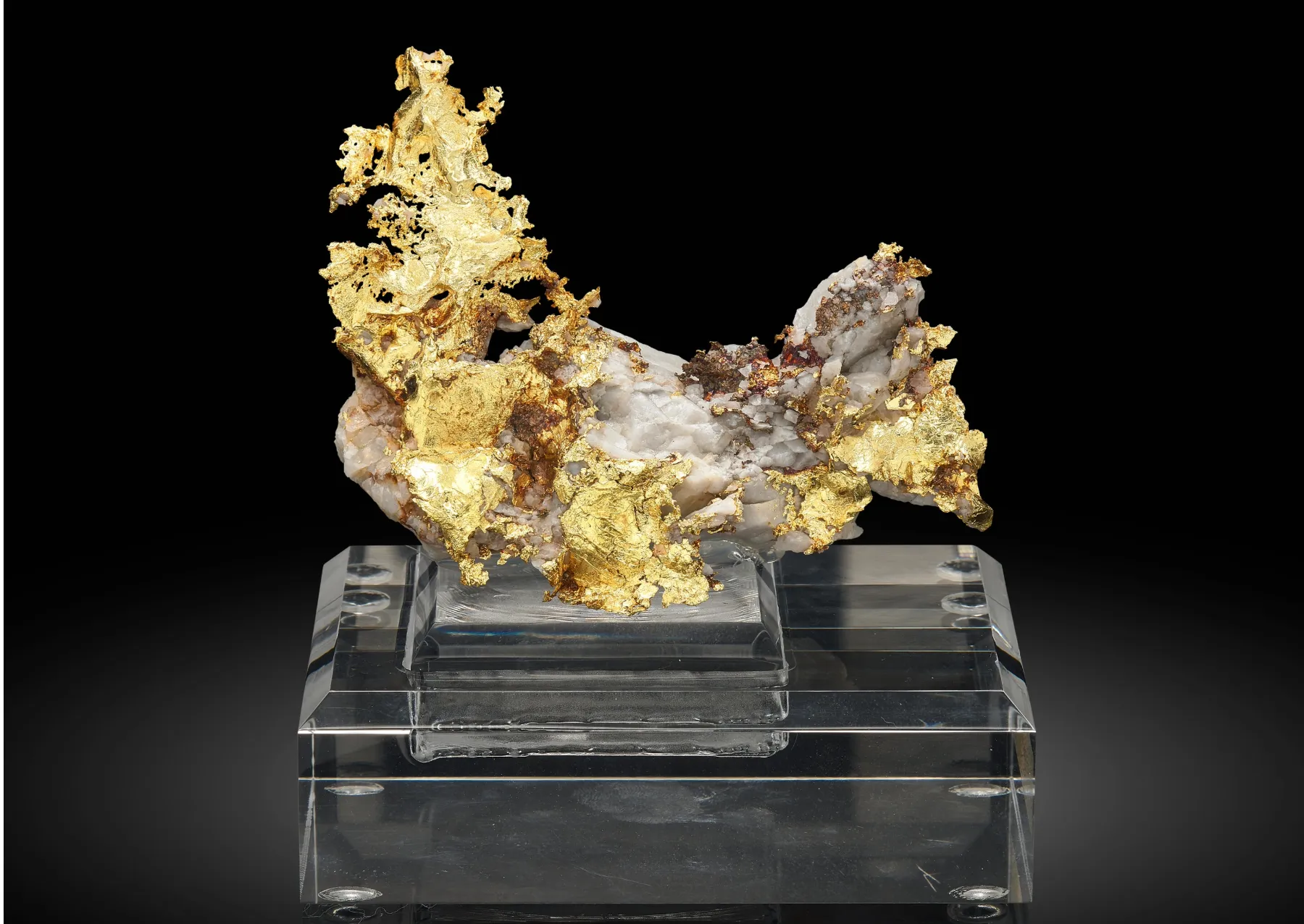 a large piece of gold