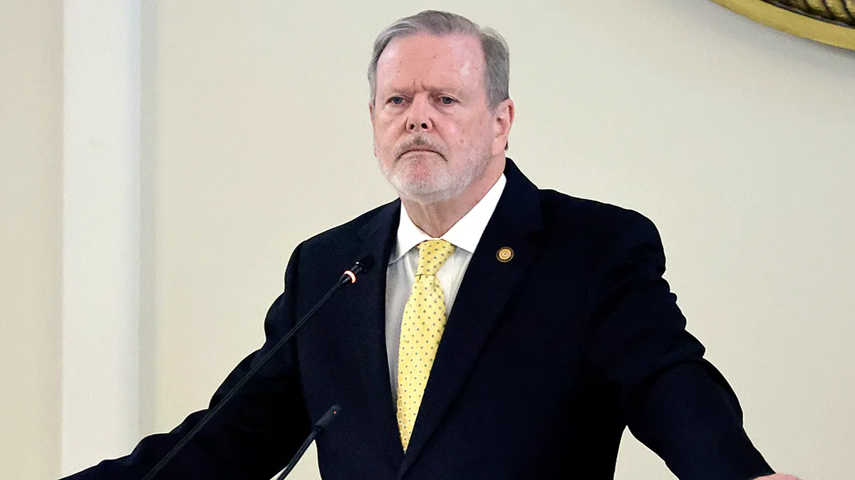 North Carolina Republican Senate leader Jim Berger