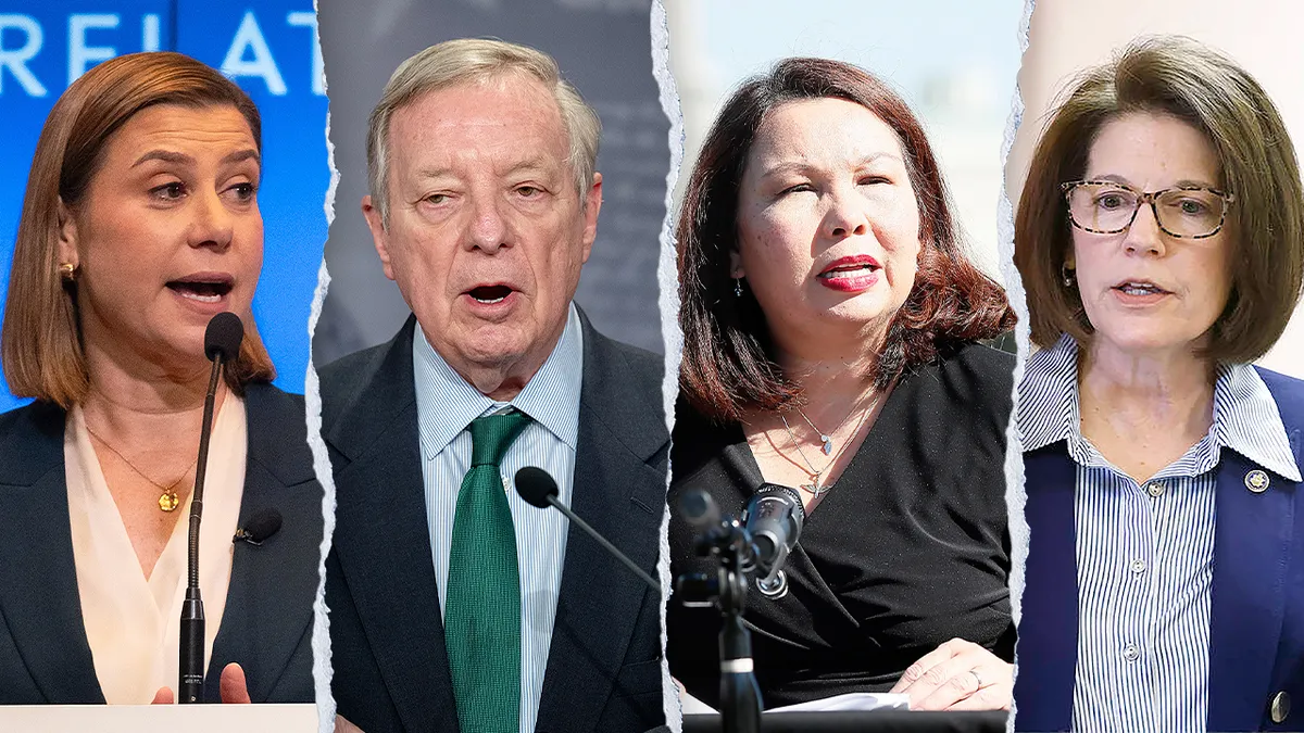 U.S. Senators on Capitol Hill from the Democratic Party