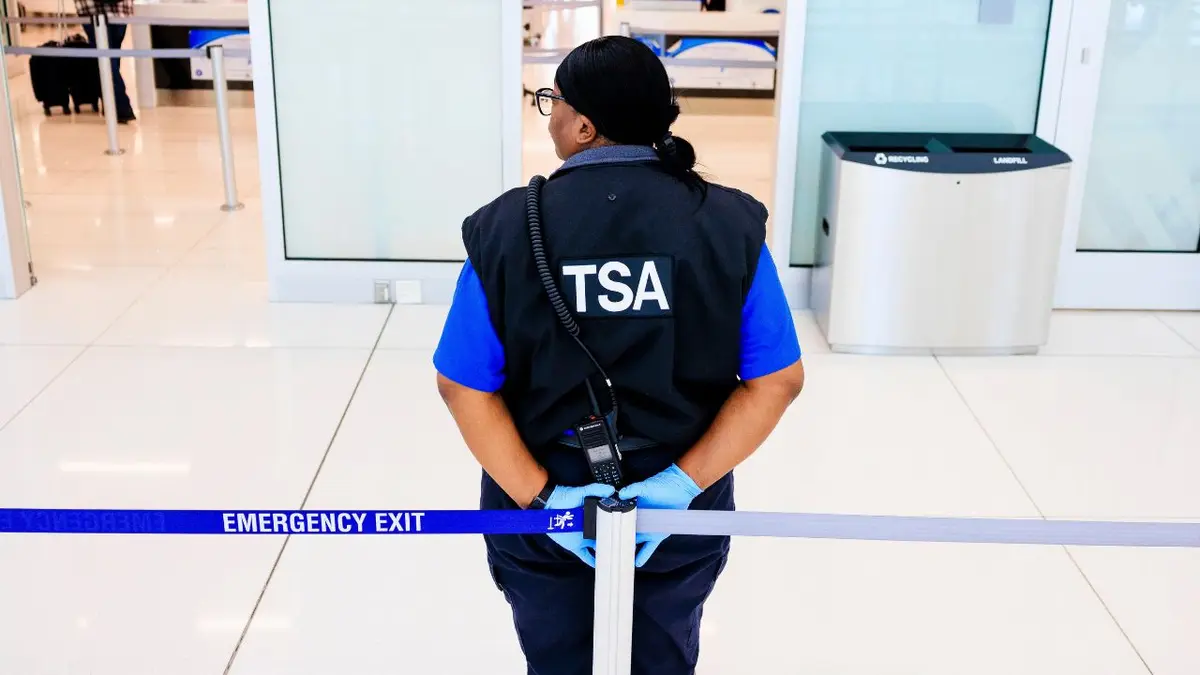 TSA agent at Denver International Airport