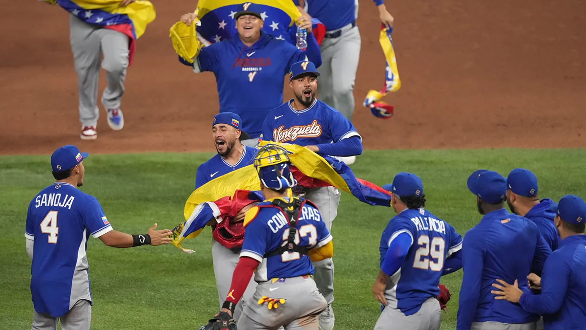 Venezuela celebrates a WBC win