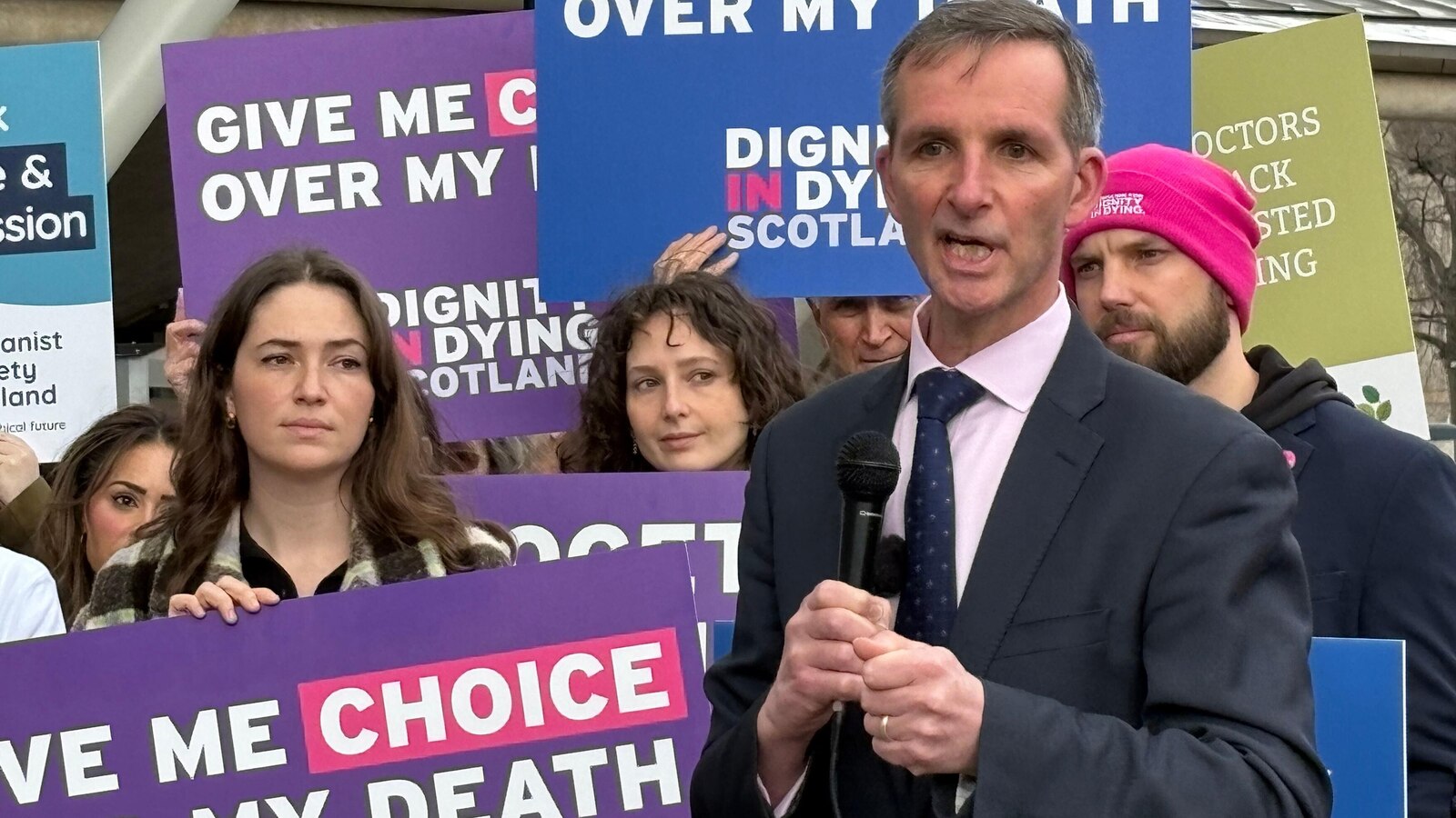 Scottish lawmakers reject bill to let terminally ill people end their lives