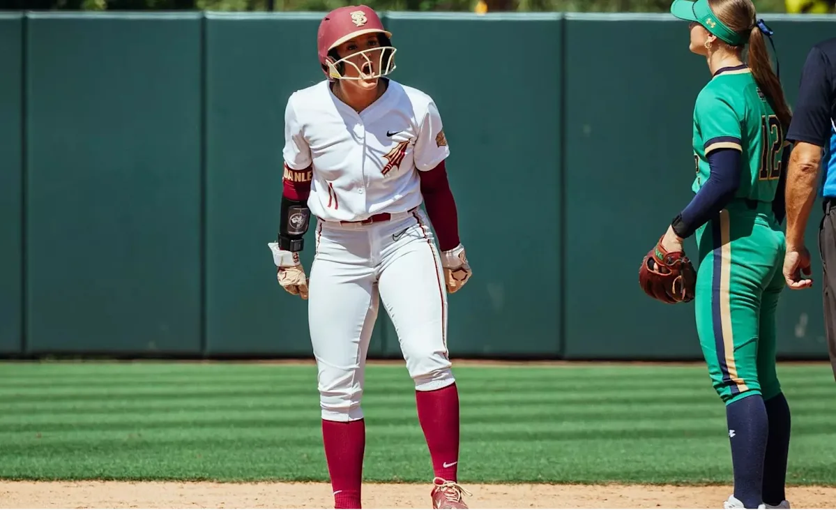 No. 10 Florida State softball erases 4-run deficit, sweeps Notre Dame