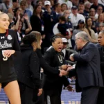 After post-game clash, Geno Auriemma has little to say about 'rival' Dawn Staley, whose Gamecocks outplayed UConn