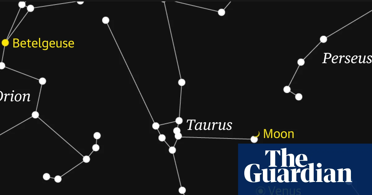 Starwatch: Venus to be joined by young crescent moon in night sky | Science
