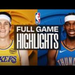 Lakers' Luka Doncic injures hamstring in blowout loss to Thunder