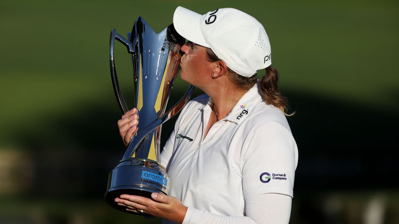 Lauren Coughlin wins LPGA Tour's Aramco Championship