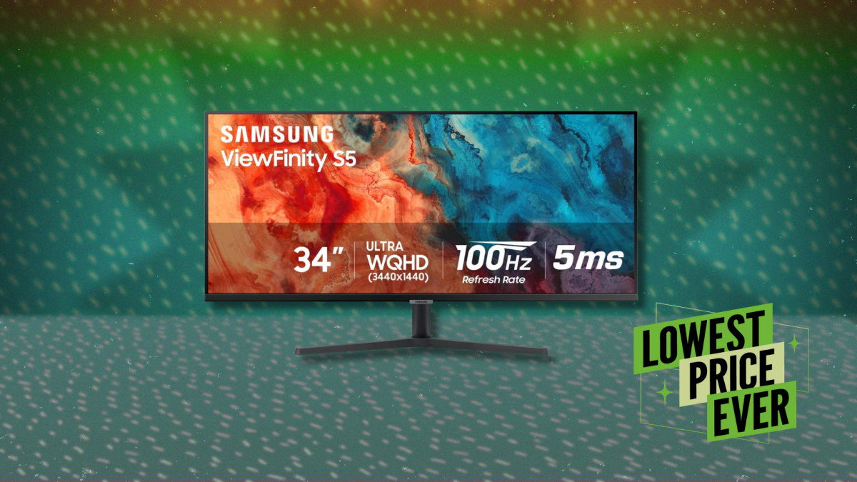 The Samsung ViewFinity S50GC 34-inch Ultrawide Monitor Is 43% Off Right Now