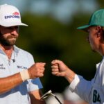 Cameron Young surges at Masters, ties Rory McIlroy for lead