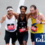 ‘Two are stronger than one’: Boston Marathon duo praised for helping struggling runner cross finish line | Boston Marathon