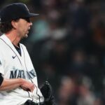 107.8 mph liner lodges in jersey of Mariners' Logan Gilbert