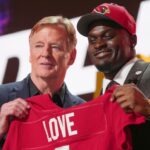 Jeremiyah Love favored for ROY, followed by Tate, Mendoza