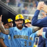 Milwaukee's Mitchell doubles in the 10th in 7-5 win over Miami