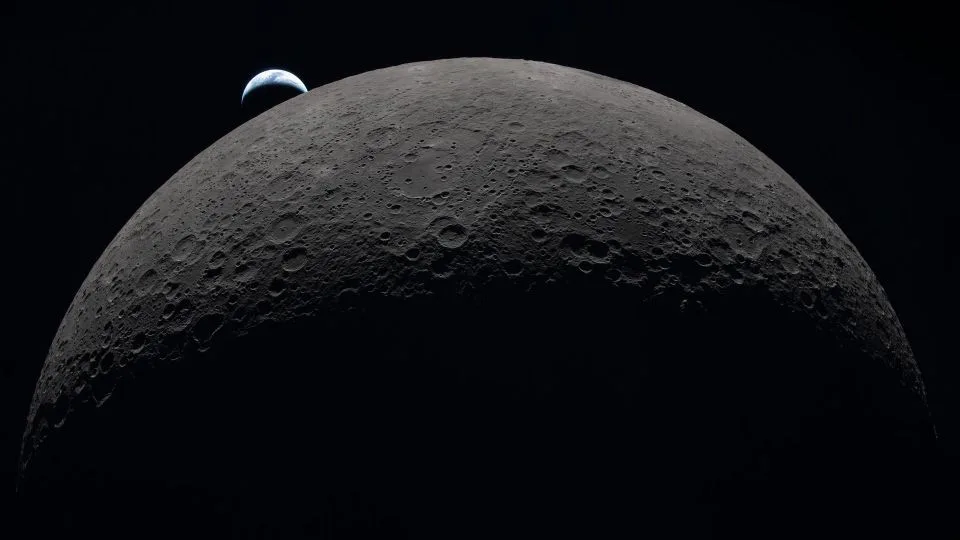 NASA releases new ‘Earthset’ and eclipse images taken during historic flyby of the moon