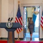 Melania Trump Distances Herself From Epstein and Maxwell In Somewhat Random Press Conference