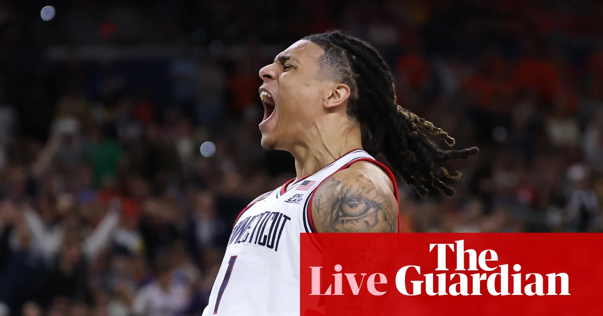 NCAA men’s national championship: UConn v Michigan – live updates | NCAA Tournament 2026