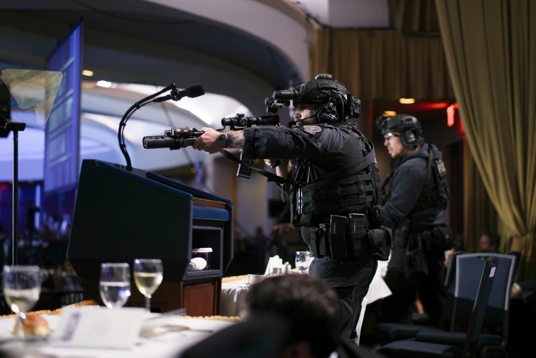 Security Scare at The White House Correspondents' Dinner with President Trump