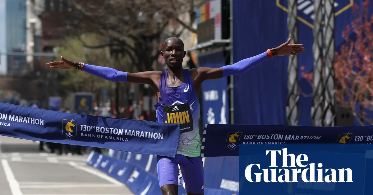 John Korir breaks Boston Marathon course record as Kenyans retain titles | Boston Marathon