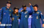 Nasa's Artemis crew welcomed back to Planet Earth in Houston