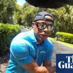 Bodycam footage shows moment Tiger Woods is arrested for DUI – video | Tiger Woods