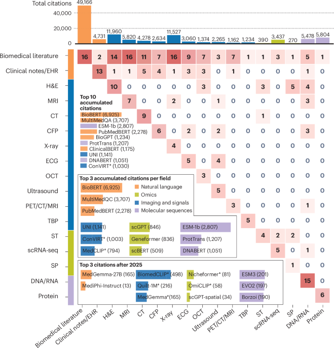 Tracing the rise of biomedical foundation models