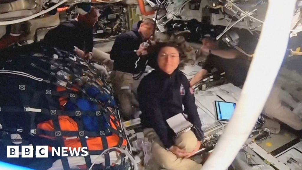 Moment Artemis II sets record for distance humans have travelled from Earth