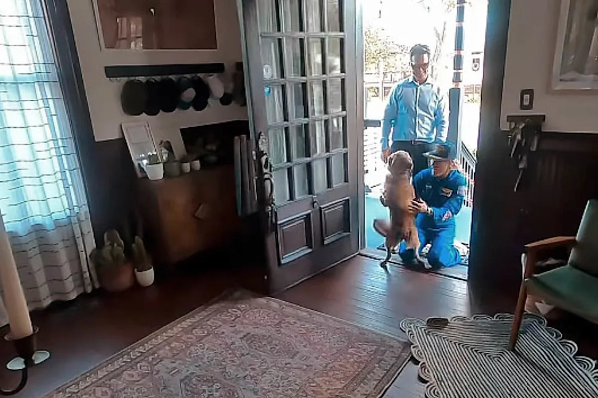 Heartwarming video shows Artemis II astronaut Christina Koch reuniting with her dog