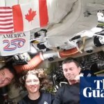 Trump tells Artemis II crew he saved Nasa despite trying to slash agency’s budget | Artemis II