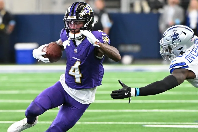 Baltimore Ravens wide receiver Zay Flowers was the No. 22 overall pick in the 2023 NFL Draft. File Photo by Ian Halperin/UPI