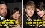 Celebrities' Biggest Relationship Regrets